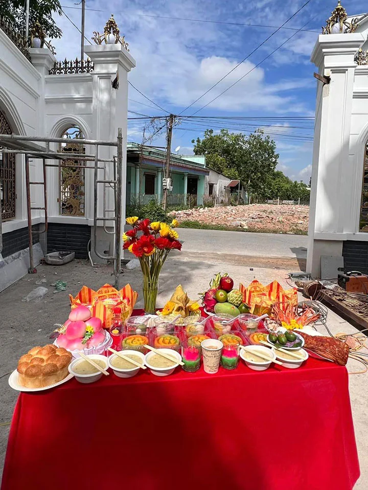 Mâm Cúng Động Thổ