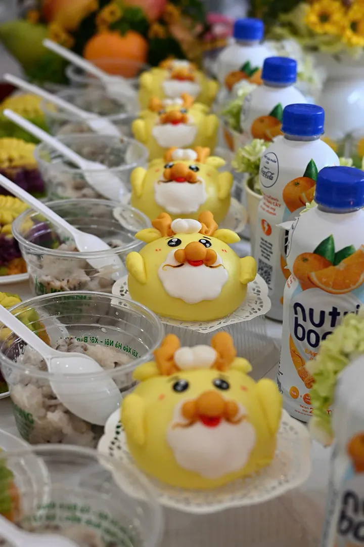 Mâm Cúng Mụ Bé Trai (Mẫu Hoa Cúc)