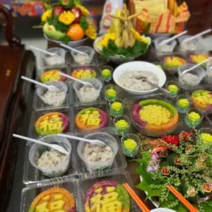 Mâm Cúng Mụ Bé Trai (Mẫu Sen Nổi)