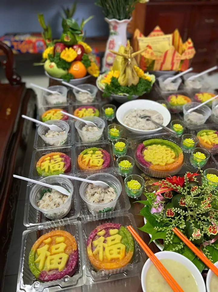 Mâm Cúng Mụ Bé Trai (Mẫu Sen Nổi)