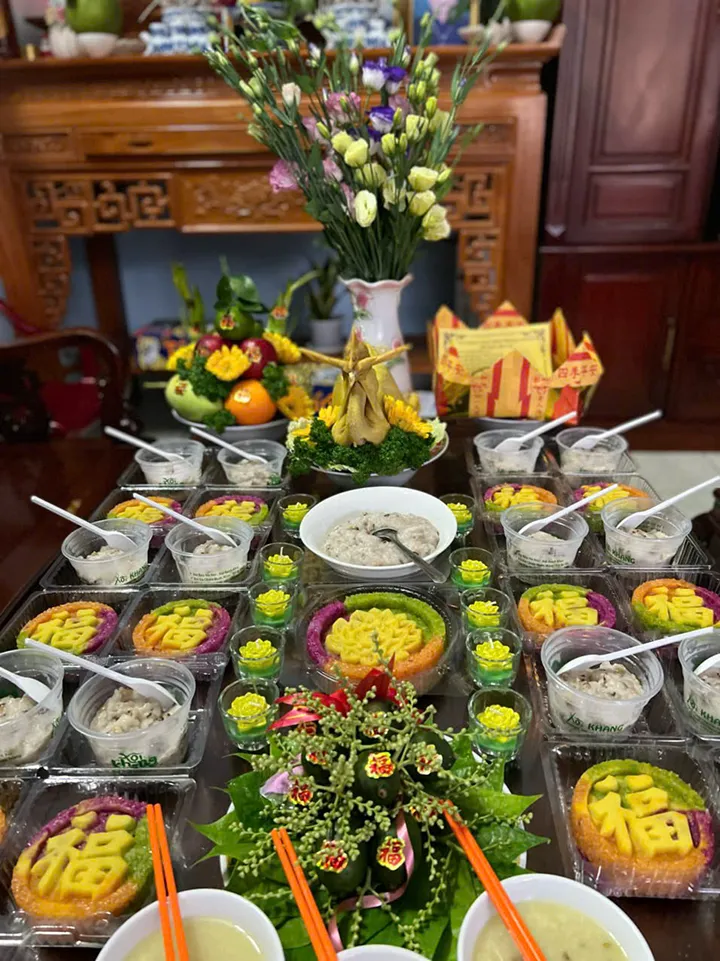 Mâm Cúng Mụ Bé Trai (Mẫu Sen Nổi)