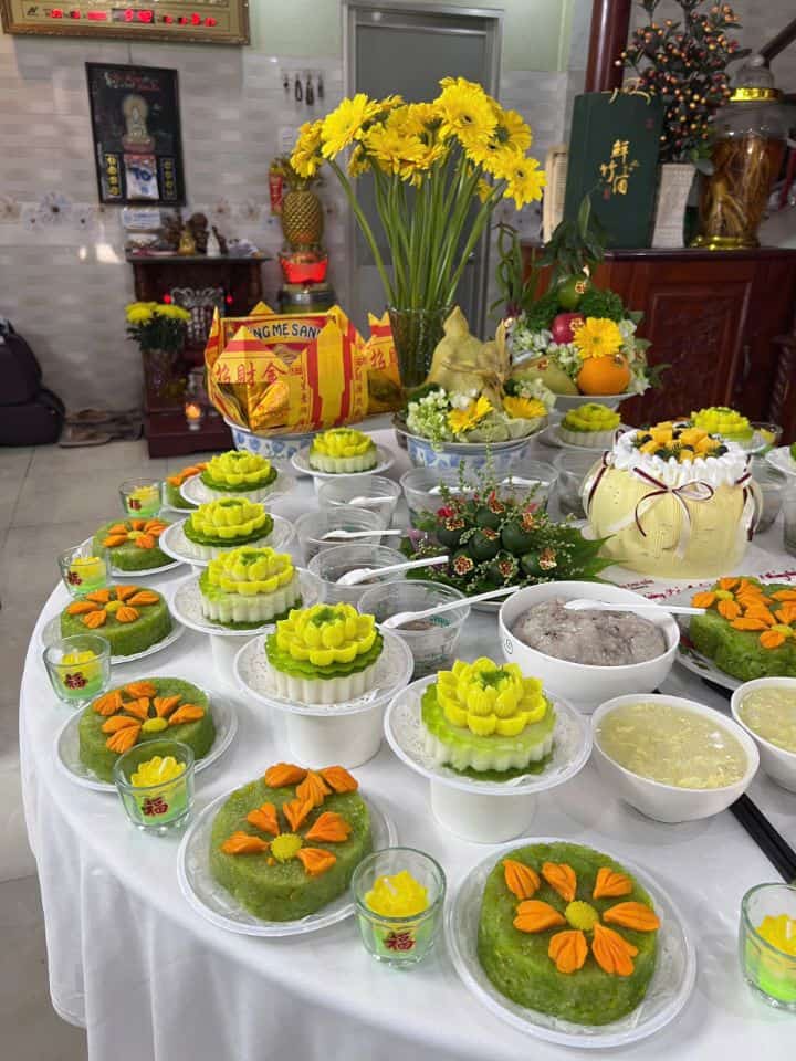 Mâm Cúng Đầy Tháng - Thôi Nôi Bé Trai (Mẫu 1)