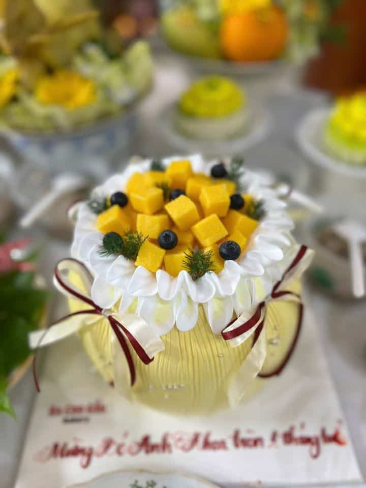 Mâm Cúng Đầy Tháng - Thôi Nôi Bé Trai (Mẫu 1)