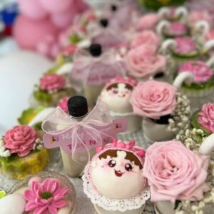 Mâm Cúng Đầy Tháng - Thôi Nôi Bé Gái (Mẫu 2)