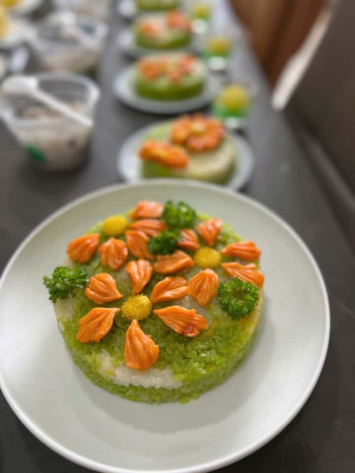 Mâm Cúng Đầy Tháng - Thôi Nôi Bé Trai (Mẫu 3)