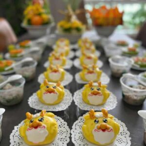 Mâm Cúng Đầy Tháng - Thôi Nôi Bé Trai (Mẫu 3)