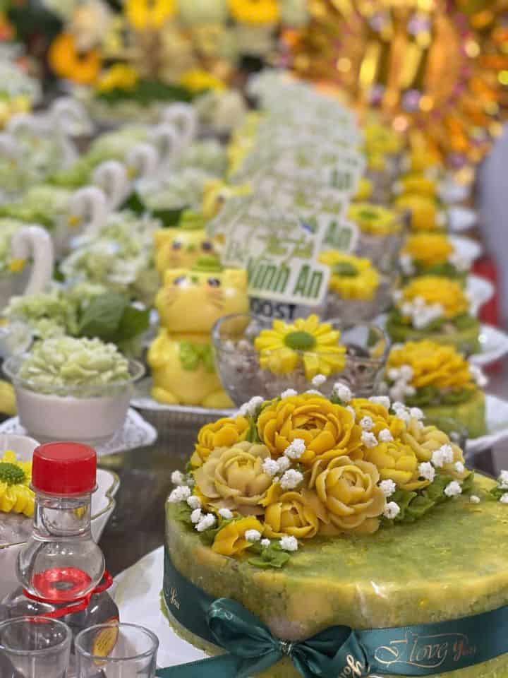 Mâm Cúng Đầy Tháng – Thôi Nôi Bé Trai (Mẫu 4)