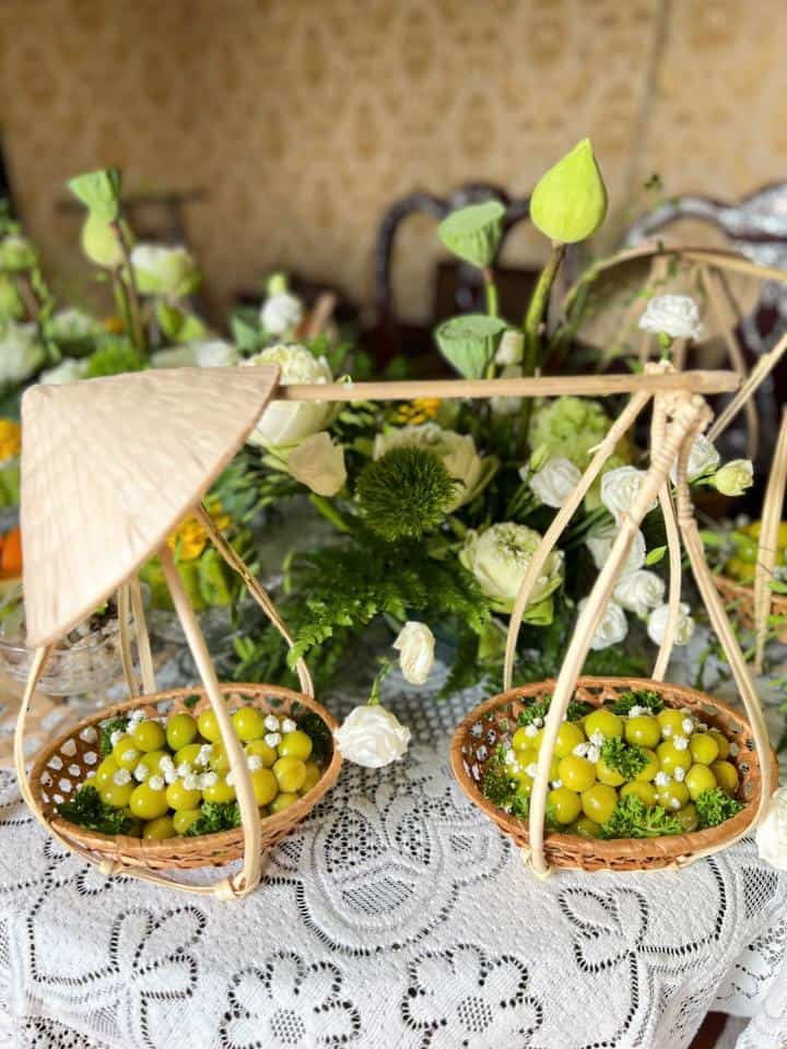 Mâm Cúng Đầy Tháng – Thôi Nôi Bé Trai (Mẫu 5)