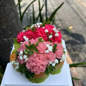 Xôi Hoa Lớn (Mẫu 1 - Tông Hồng Đỏ)