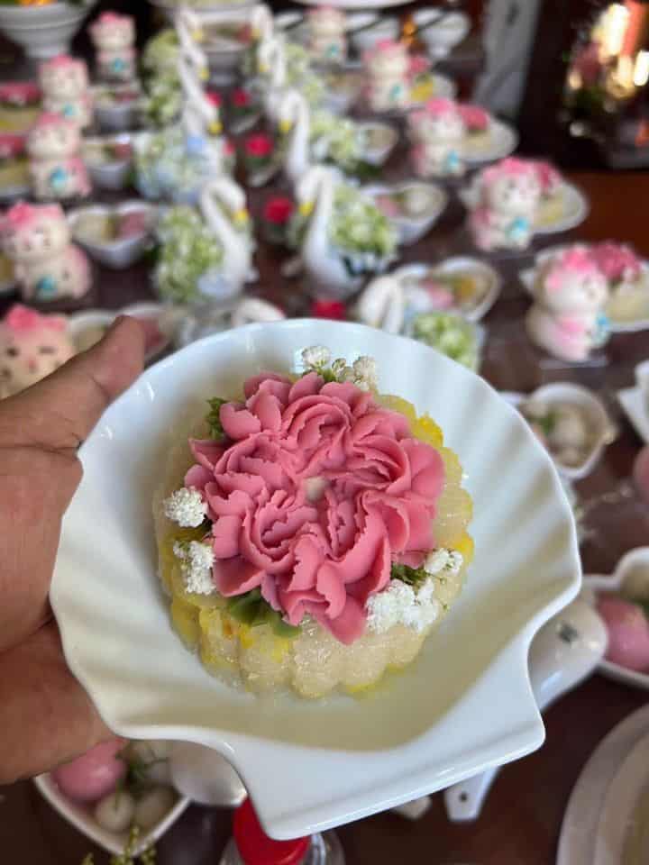 Xôi Hoa (Mẫu 2 - Tông Hồng Pastel)