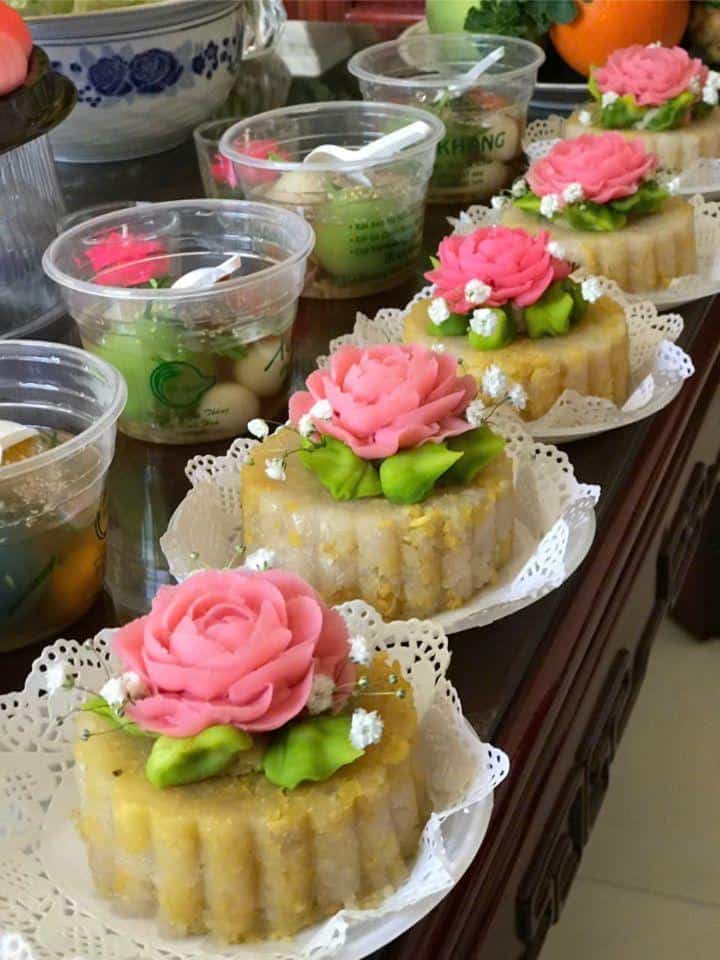 Xôi Hoa (Mẫu 4 - Tông Hồng Pastel)